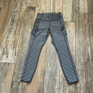 Athleta striped tights/leggings